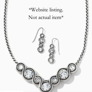 Infinity Sparkle Necklace and Earring Set